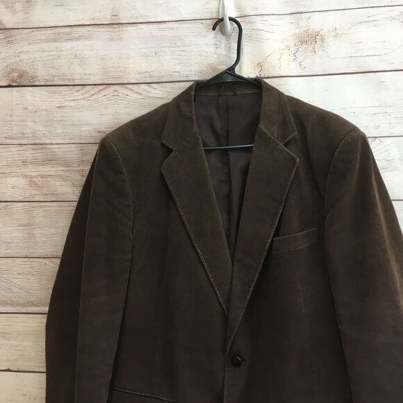 VINTAGE CENTURY CLUB BLAZER AND VEST IN BROWN CORDUROY - Picture 3 of 12